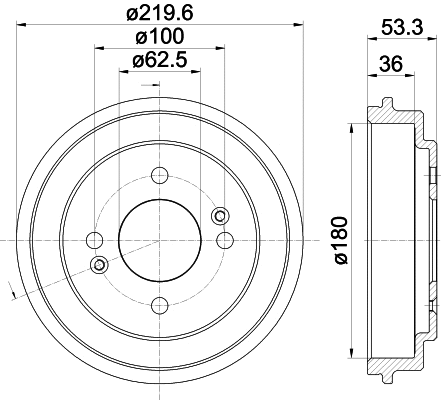 Brake Drum (61447)