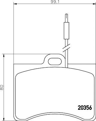 Brake Pad Set, disc brake (T0153)
