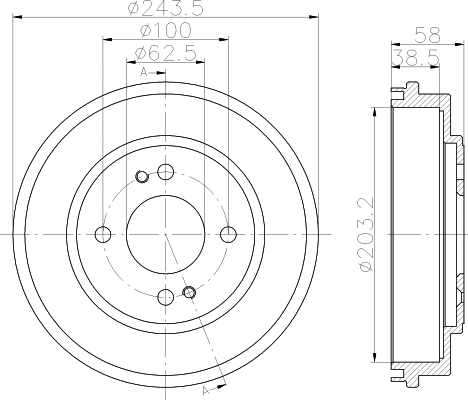 Brake Drum (61336)