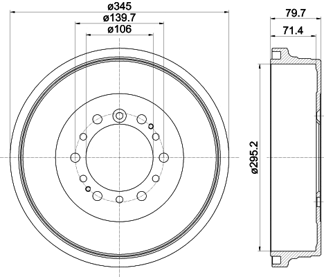 Brake Drum (61437)