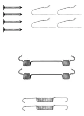 Accessory Kit, parking brake shoes (X0169)