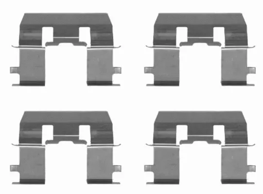 Accessory Kit, disc brake pad (K0145)
