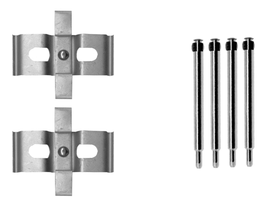 Accessory Kit, disc brake pad (K0740)