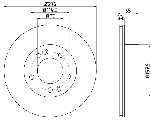 Brake Disc (52016)