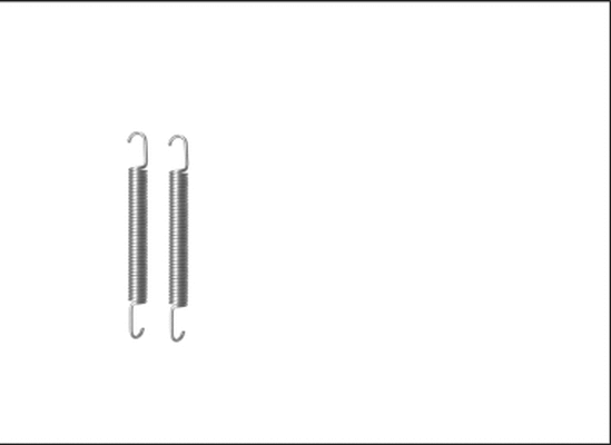 Accessory Kit, parking brake shoes (X0285)