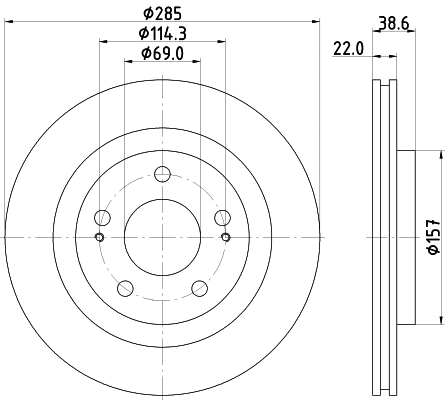 Brake Disc (54485)