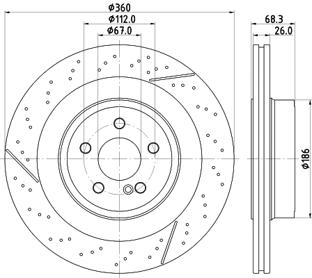 Brake Disc (55838HC)