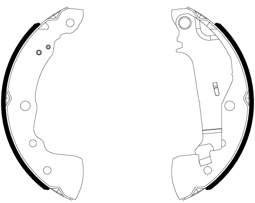 Brake Shoe Set (H1851)