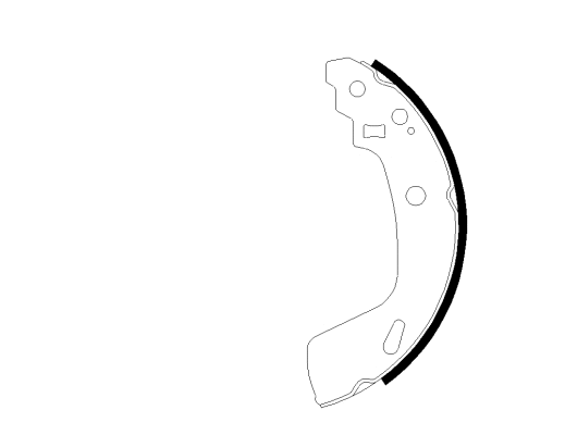 Brake Shoe Set (H1829)