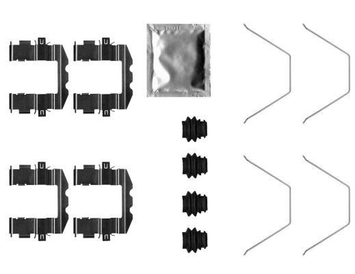 Accessory Kit, disc brake pad (K0717)