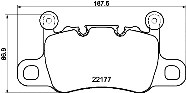 Brake Pad Set, disc brake (T3192)