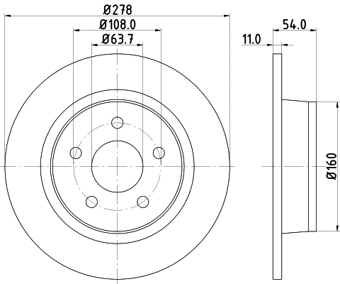Brake Disc (54249)