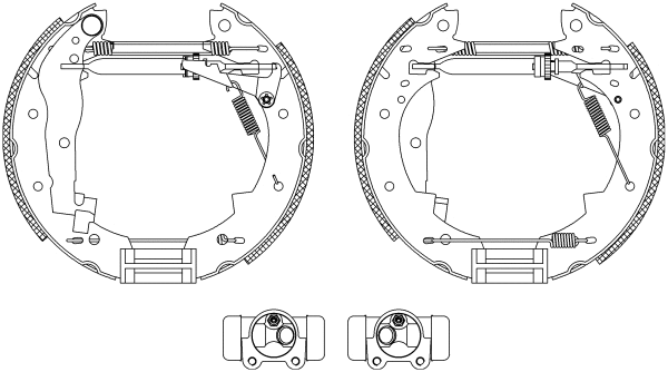 Brake Shoe Set (R0355)