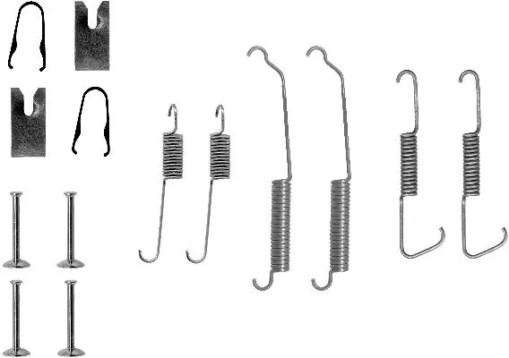 Accessory Kit, brake shoes (X0102)