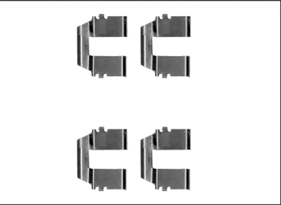 Accessory Kit, disc brake pad (K0677)