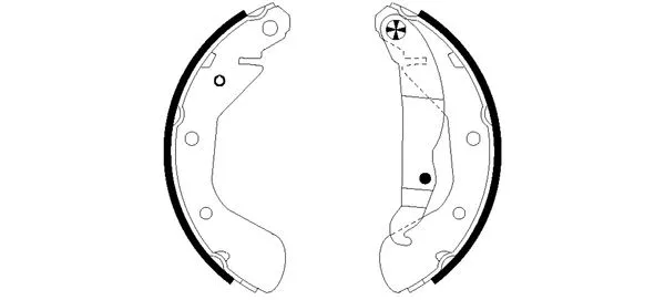 Brake Shoe Set (H9485)