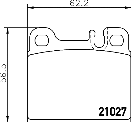 Brake Pad Set, disc brake (T1118)