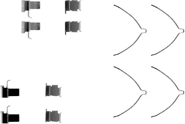 Accessory Kit, disc brake pad (K0127)