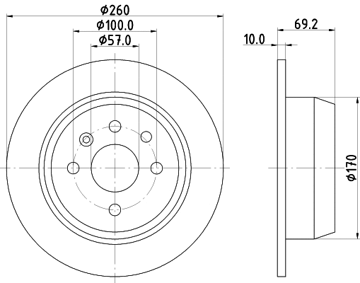 Brake Disc (52408)