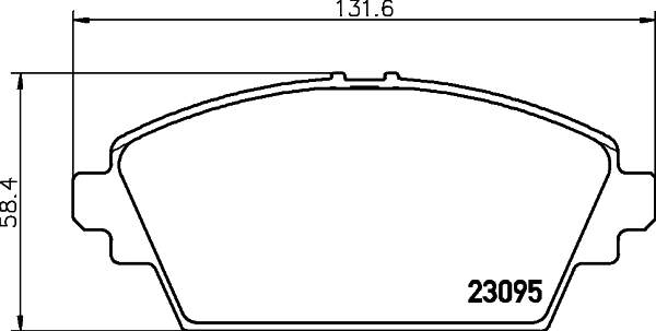 Brake Pad Set, disc brake (T1511)