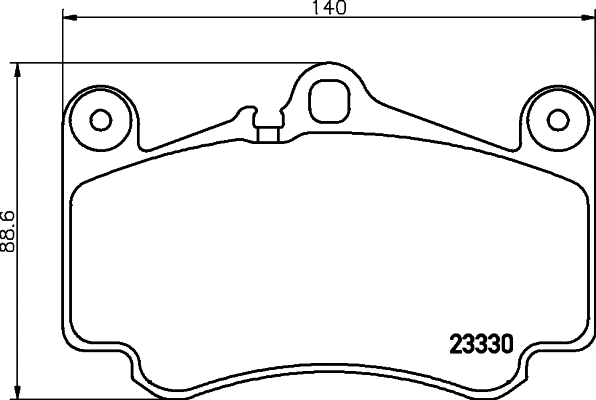 Brake Pad Set, disc brake (T1791)