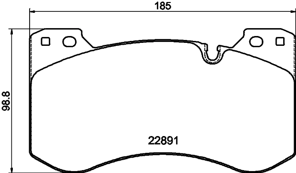 Brake Pad Set, disc brake (T4223)