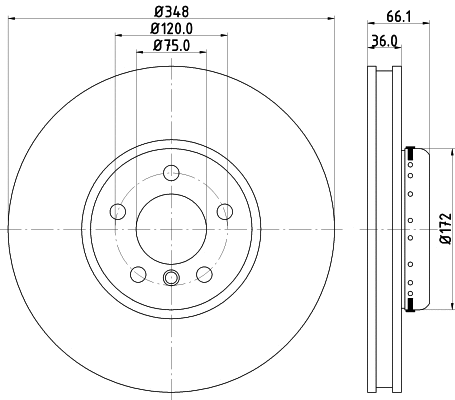 Brake Disc (55538)
