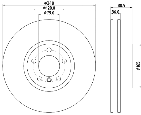 Brake Disc (55695)