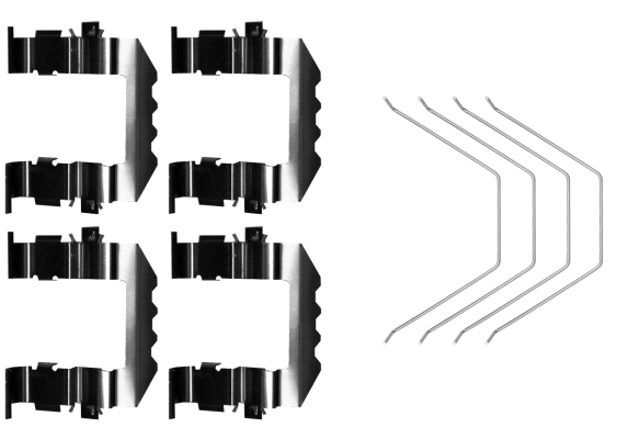 Accessory Kit, disc brake pad (K0766)