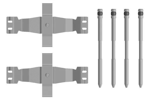 Accessory Kit, disc brake pad (K0780)