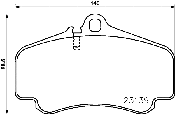 Brake Pad Set, disc brake (T1291)