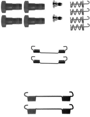 Accessory Kit, parking brake shoes (X0162)