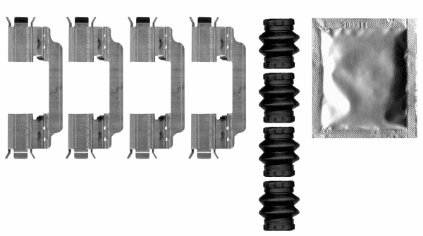 Accessory Kit, disc brake pad (K0699)
