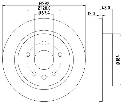 Brake Disc (55229)