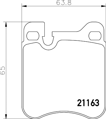 Brake Pad Set, disc brake (T1157)