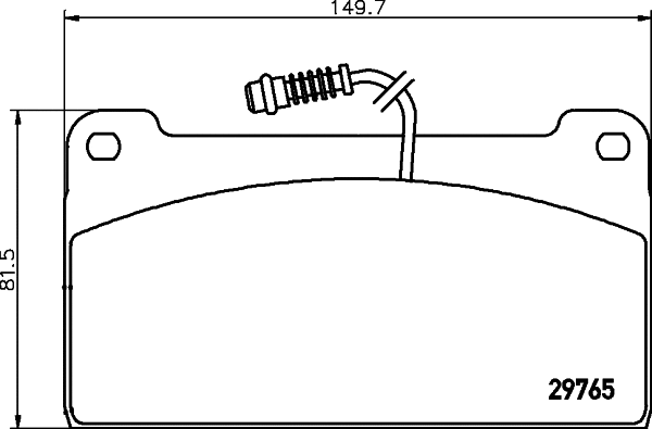 Brake Pad Set, disc brake (C5002)