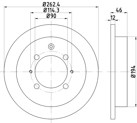 Brake Disc (54799)