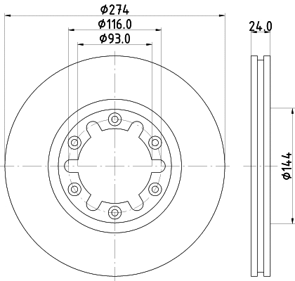 Brake Disc (54363)