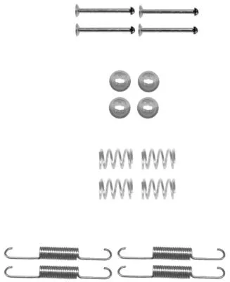 Accessory Kit, parking brake shoes (X0187)