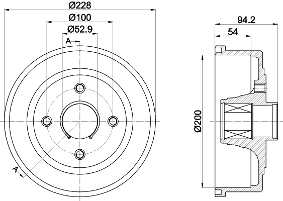 Brake Drum (61414)