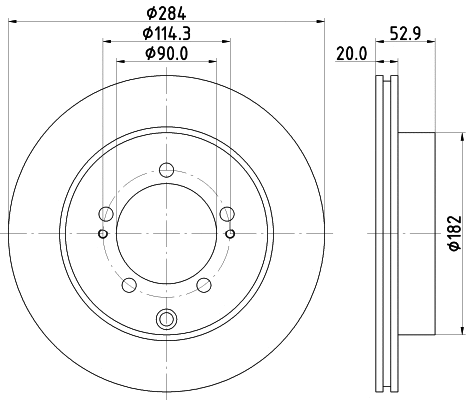 Brake Disc (54713)