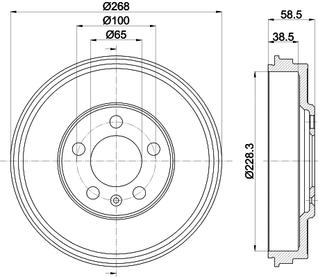 Brake Drum (61463)
