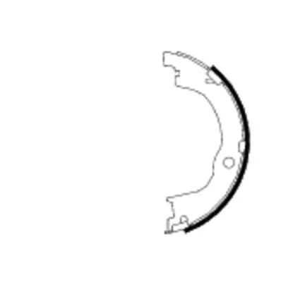 Brake Shoe Set, parking brake (H9945)