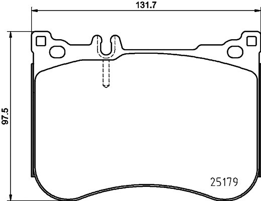 Brake Pad Set, disc brake (T3146)