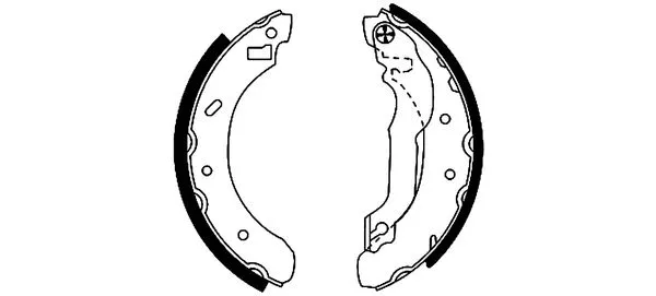 Brake Shoe Set (H8815)