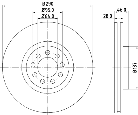 Brake Disc (54557)