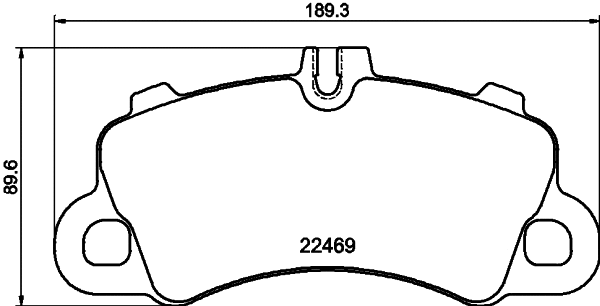 Brake Pad Set, disc brake (T2905)