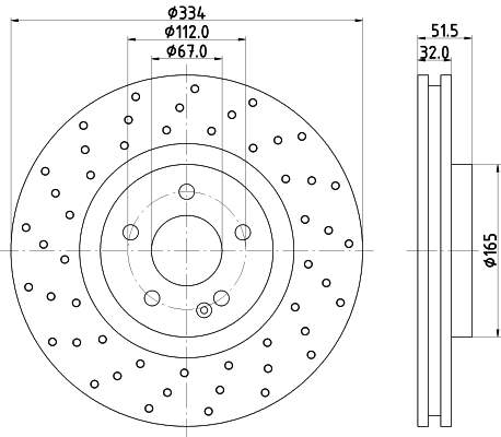 Brake Disc (54238)