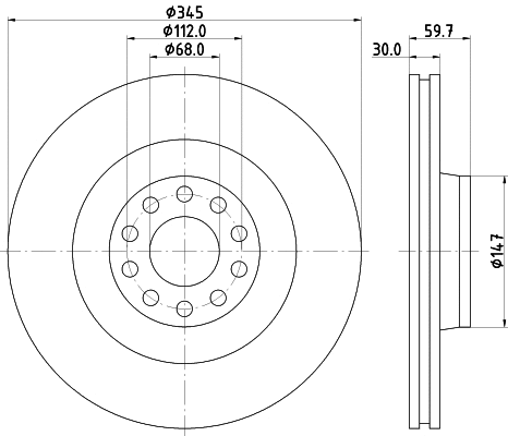 Brake Disc (54125)