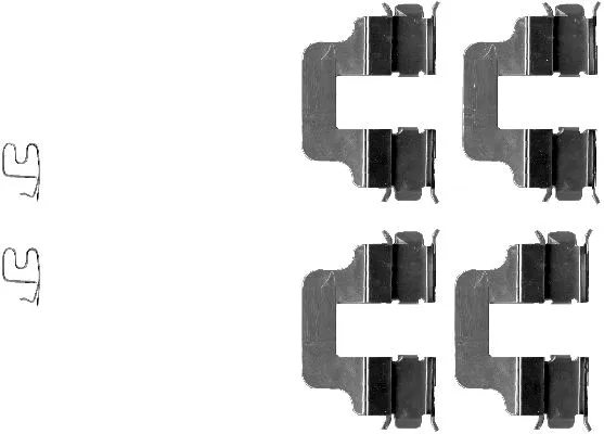 Accessory Kit, disc brake pad (K0118)